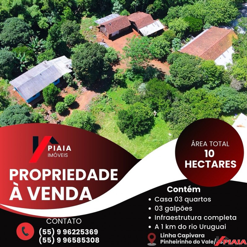 Chácara à Venda - 10 Hectares com Alto Potencial Produtivo 80% MECANIZAVEL